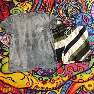 Tommy Hilfiger trunks and American Eagle T shirt